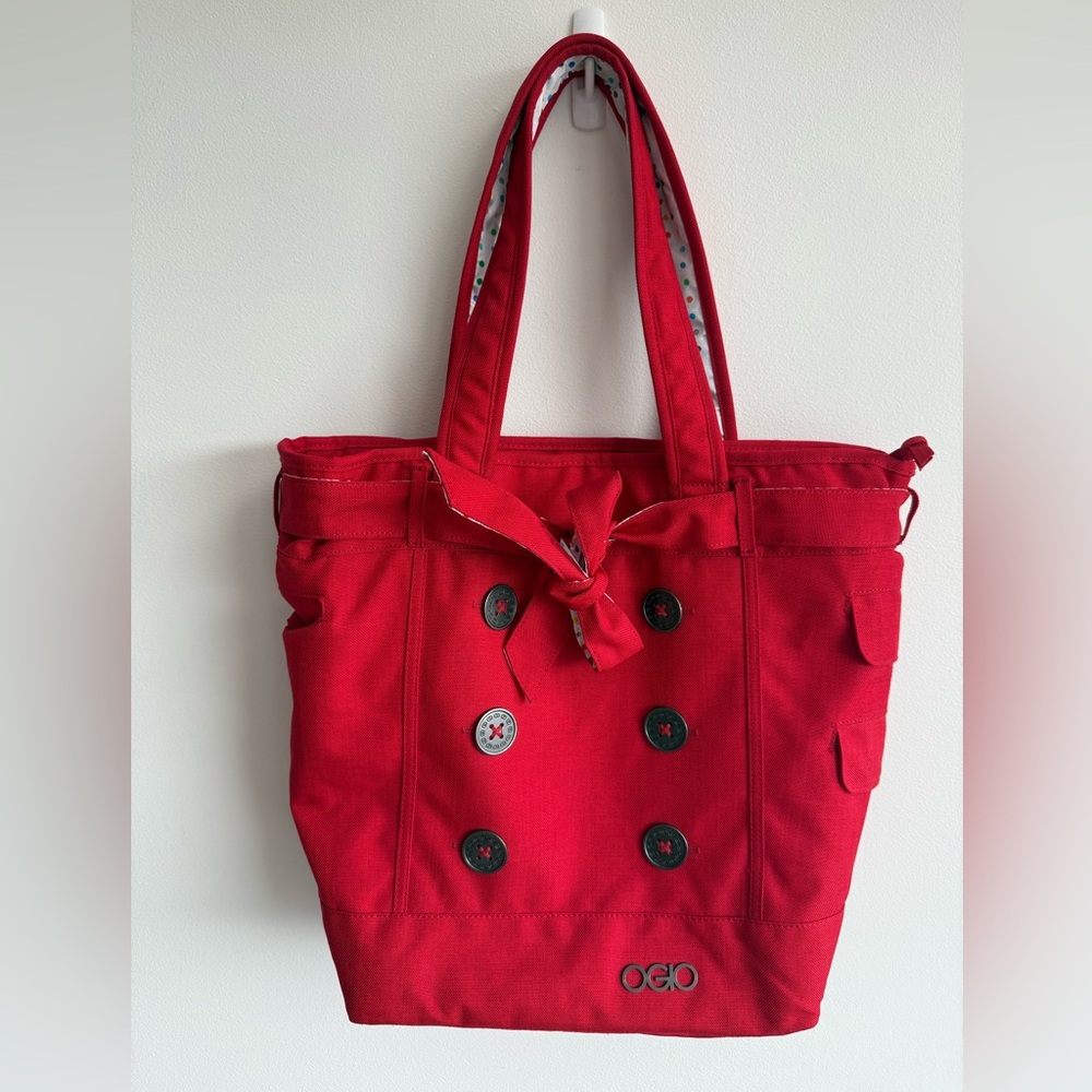 OGIO red Hampton tote